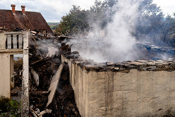 Professional Fire Damage Removal technician working in Mound, MN